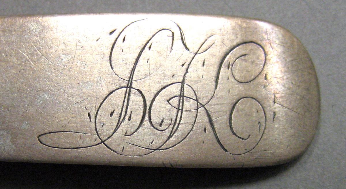 1965.0040.002 Silver Spoon engraving