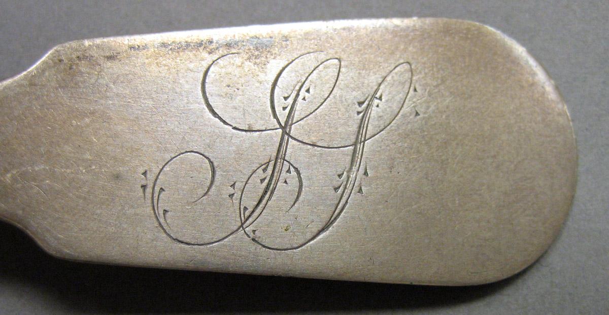1965.0041 Silver Spoon engraving