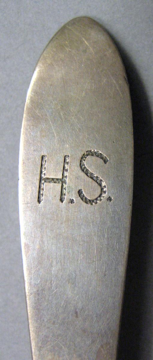 1965.0042 Silver Spoon engraving