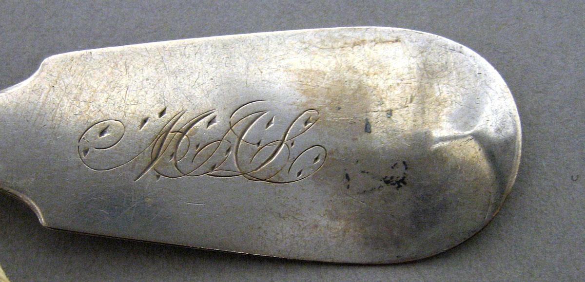 1965.0059 Silver Spoon engraving