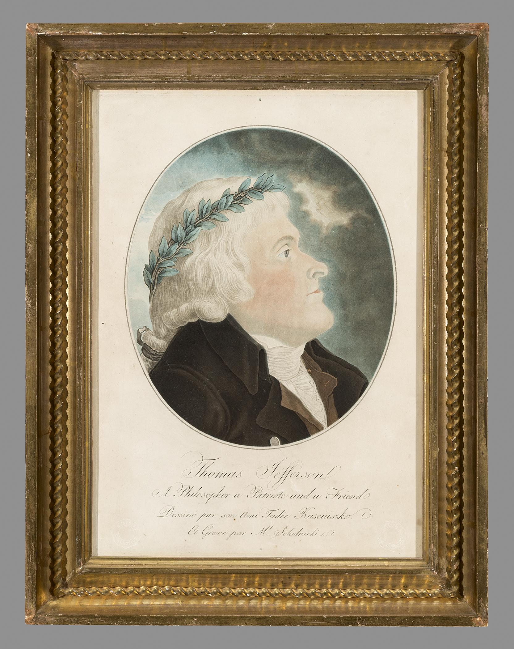 1965.0079 A Print, B Frame, view 1