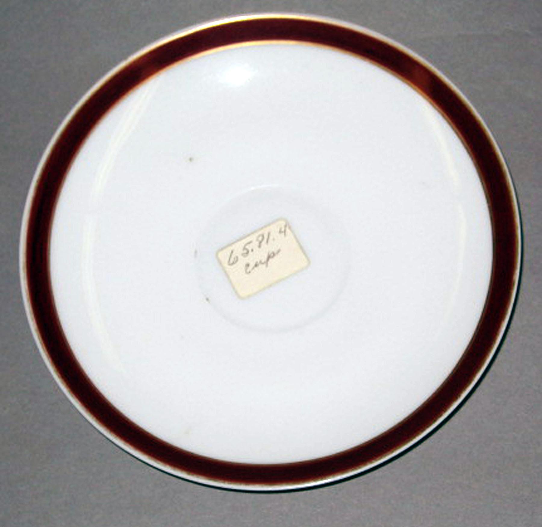 1965.0081.009 Porcelain saucer