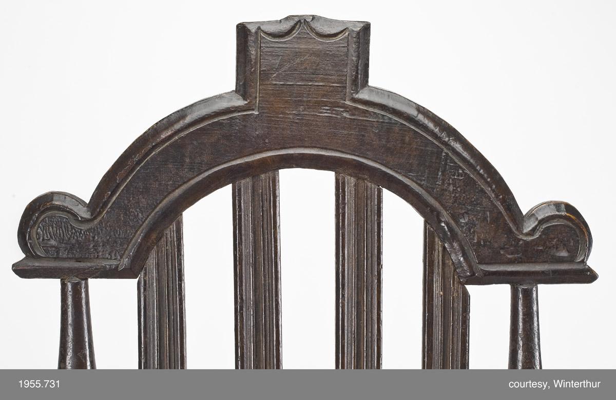 1955.0731 Chair, Side chair (detail)
