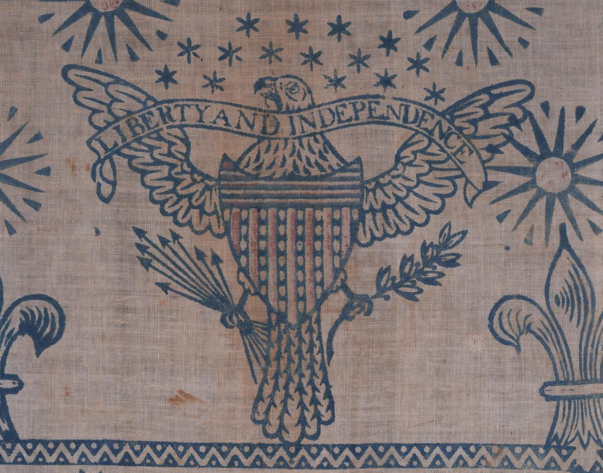 1965.0086 Bedcover, detail 1