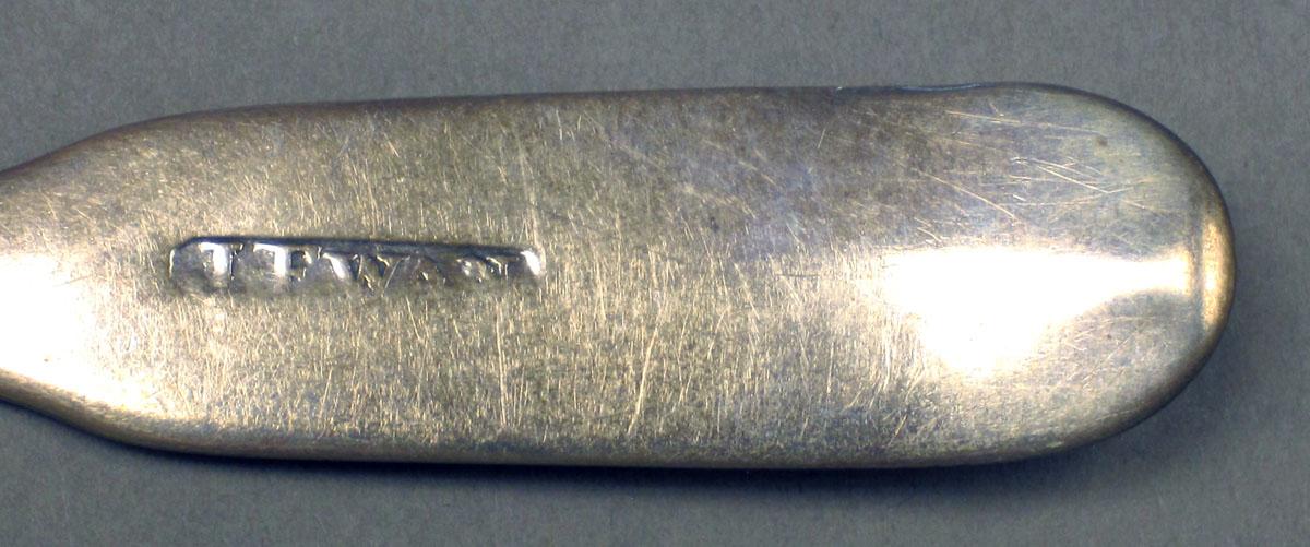 1965.0105 Silver Spoon mark