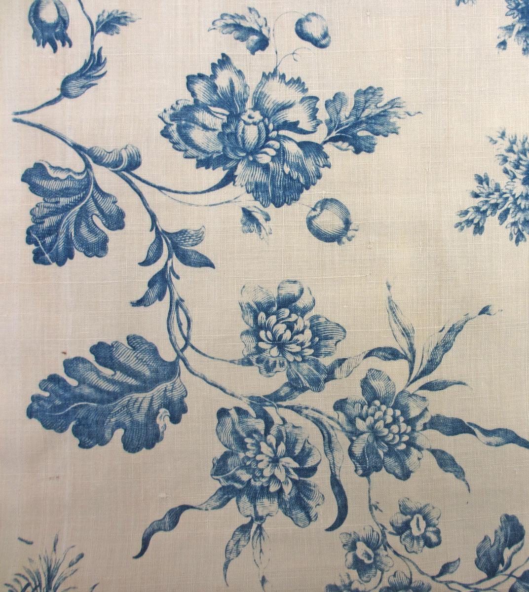 1965.0109 textile, printed detail 2