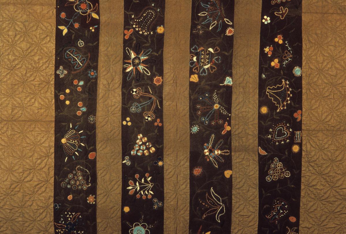 1955.0739.001 Quilt, Pattern Detail