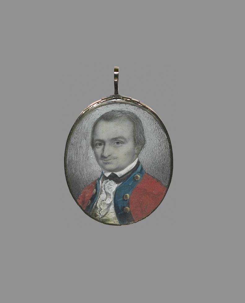 1965.0501 Miniature, 1965.0502 Frame, view 1