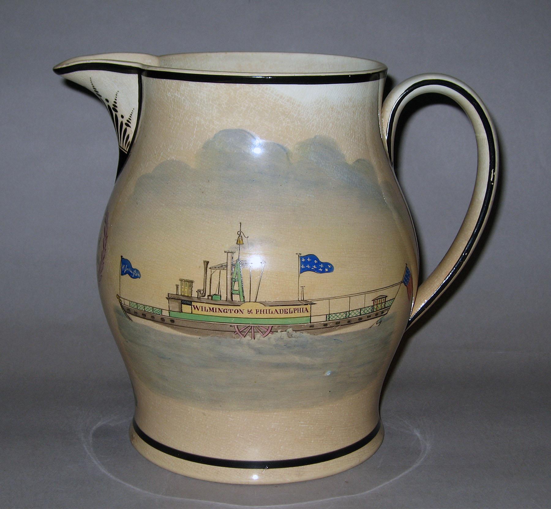 1965.0504 Creamware jug
