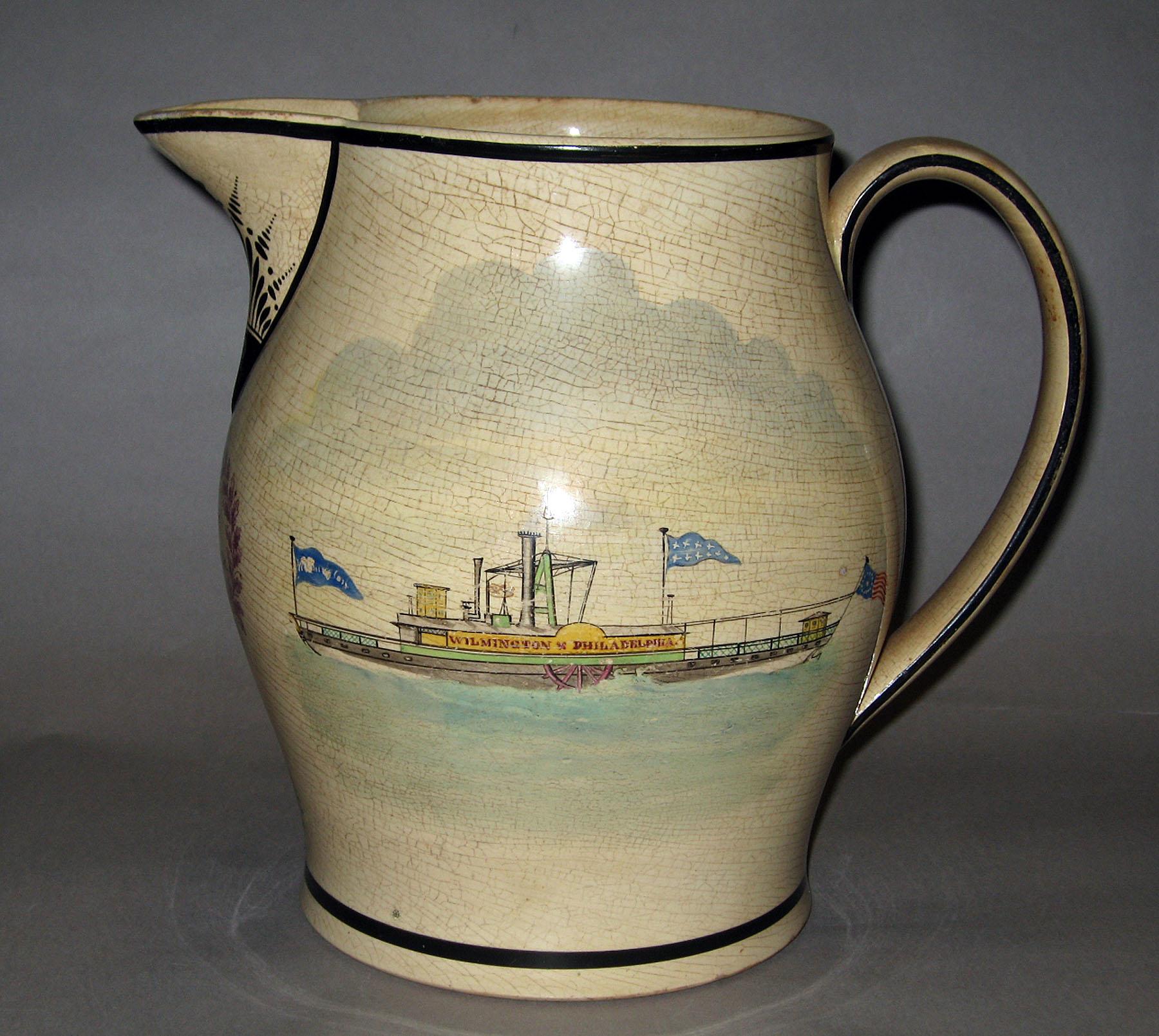 1965.0505 Creamware jug (left)