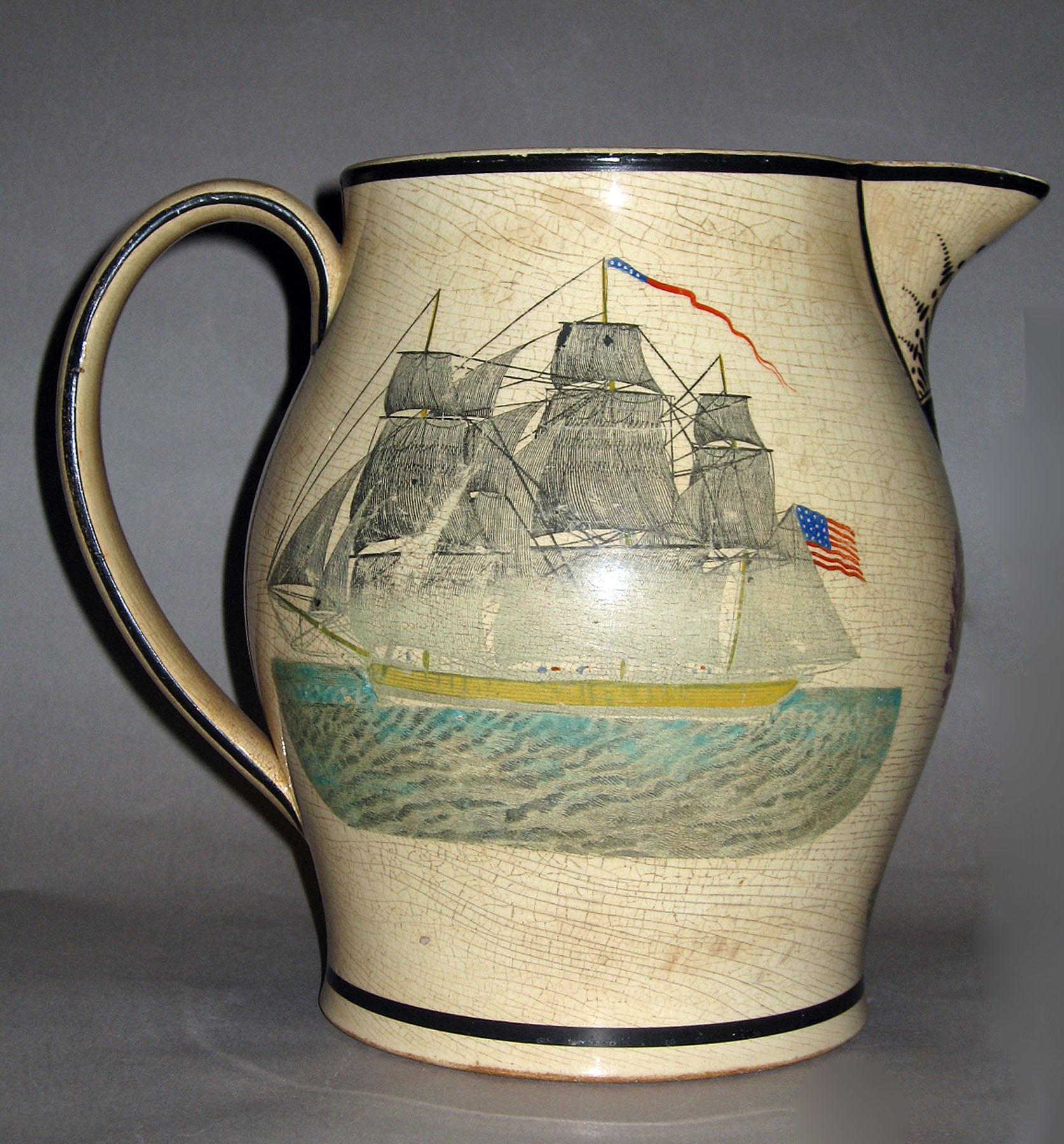 1965.0505 Creamware jug (right)