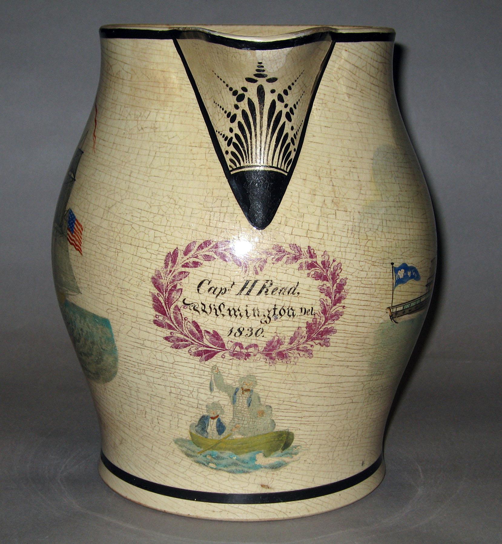 1965.0505 Creamware jug (front)