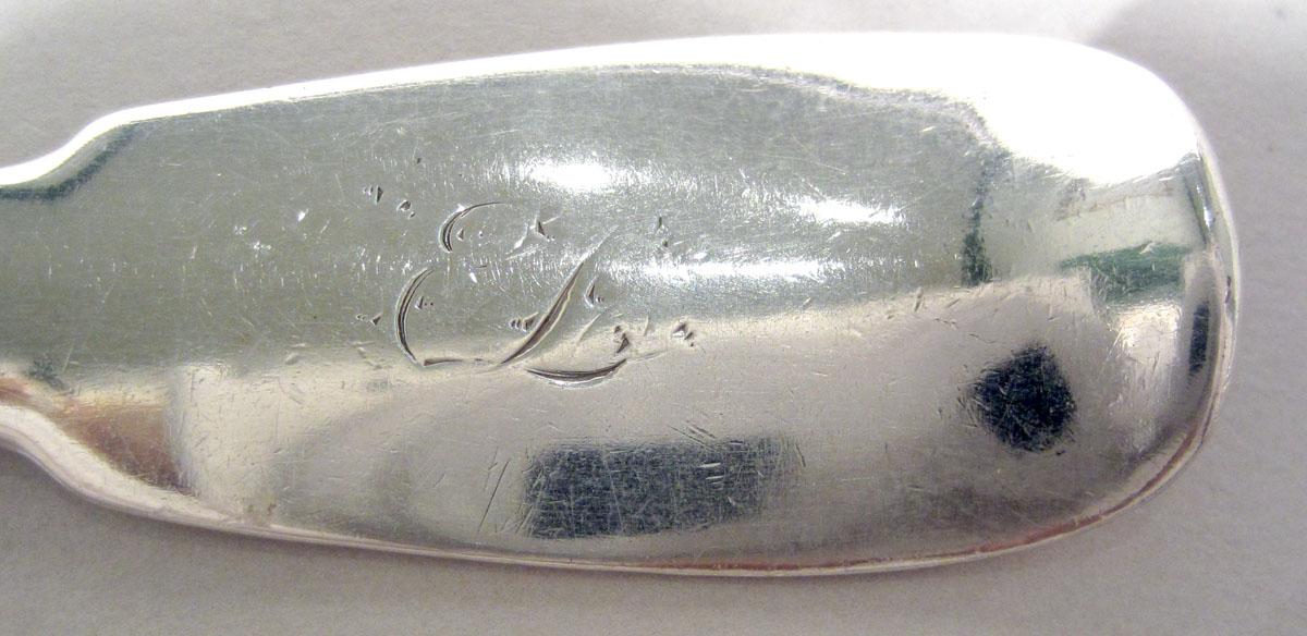 1965.0522 Silver Fork engraving upper surface