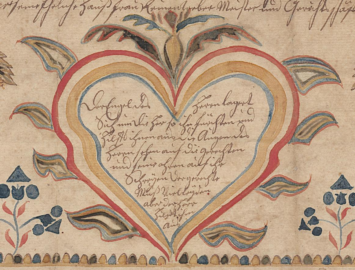 1965.0601 Fraktur, Detail 3