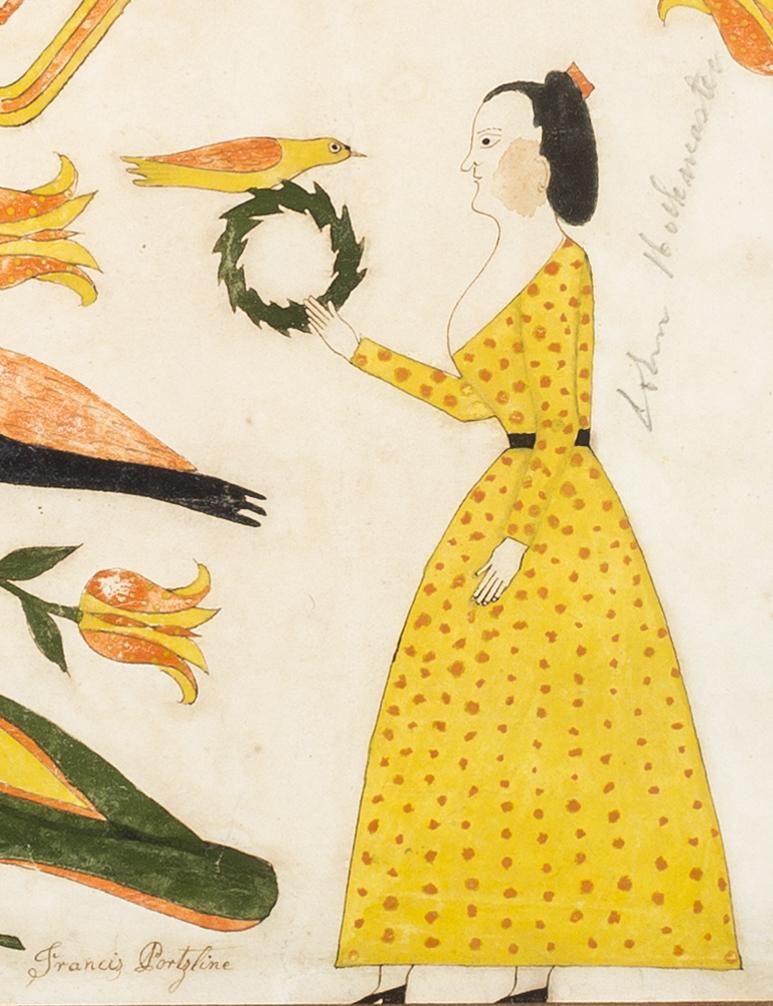 1965.0602 Fraktur, detail 2