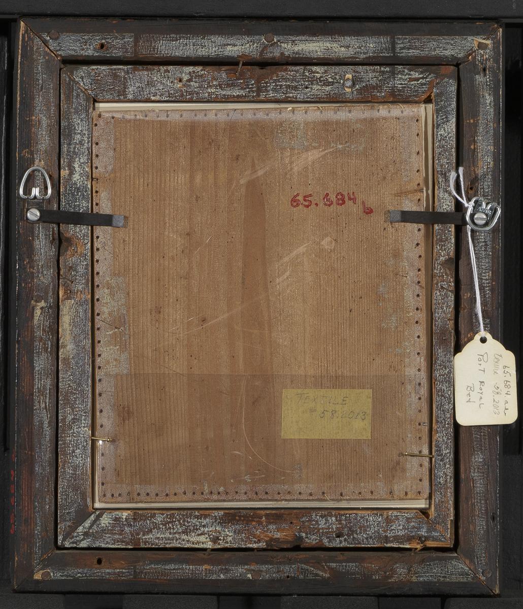 1965.0684 A,B Frame Verso and Backboard