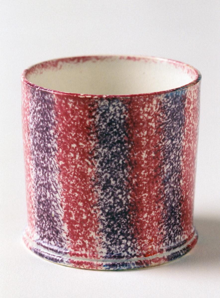 1965.0697 Striped spatterware cup