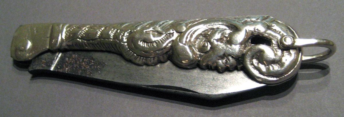 1965.0703 Silver and Iron Penknife side 1