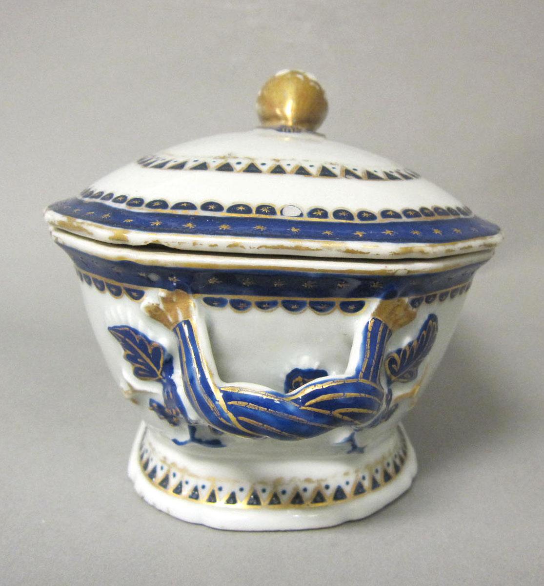 1965.0718.021 A,B Porcelain tureen handle