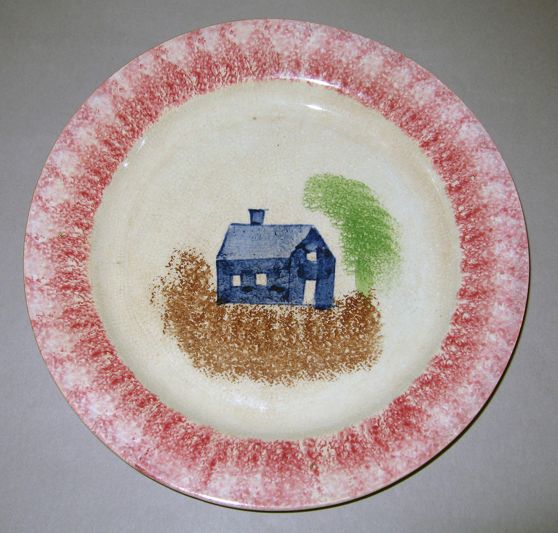 1965.0741.002 Spatterware plate