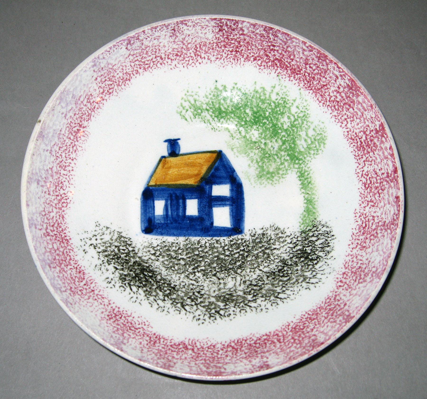 1965.0743.002 Spatterware saucer