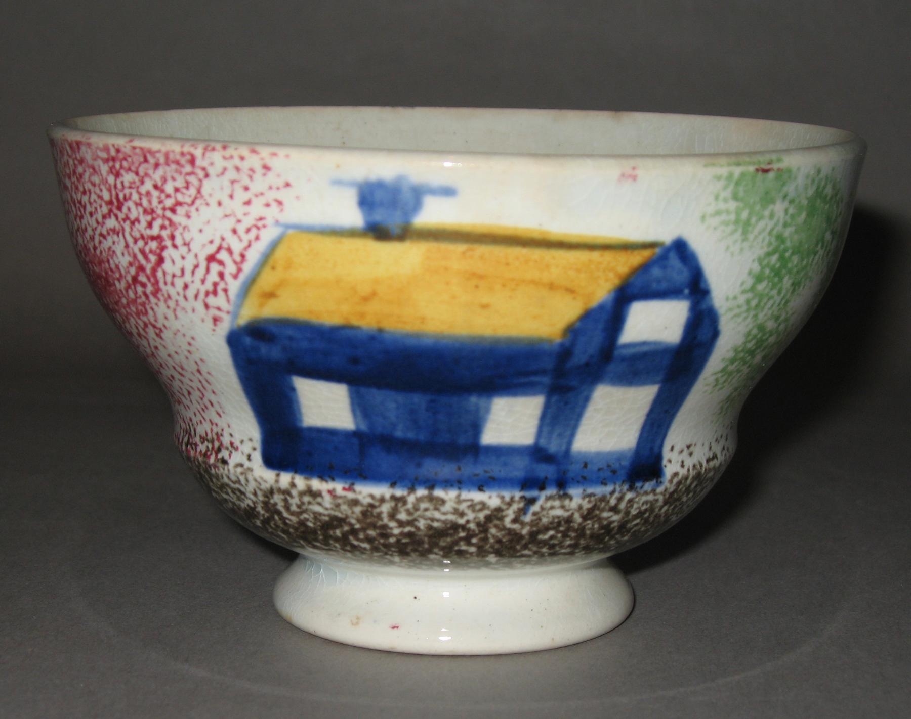 1965.0746.002 Spatterware teabowl