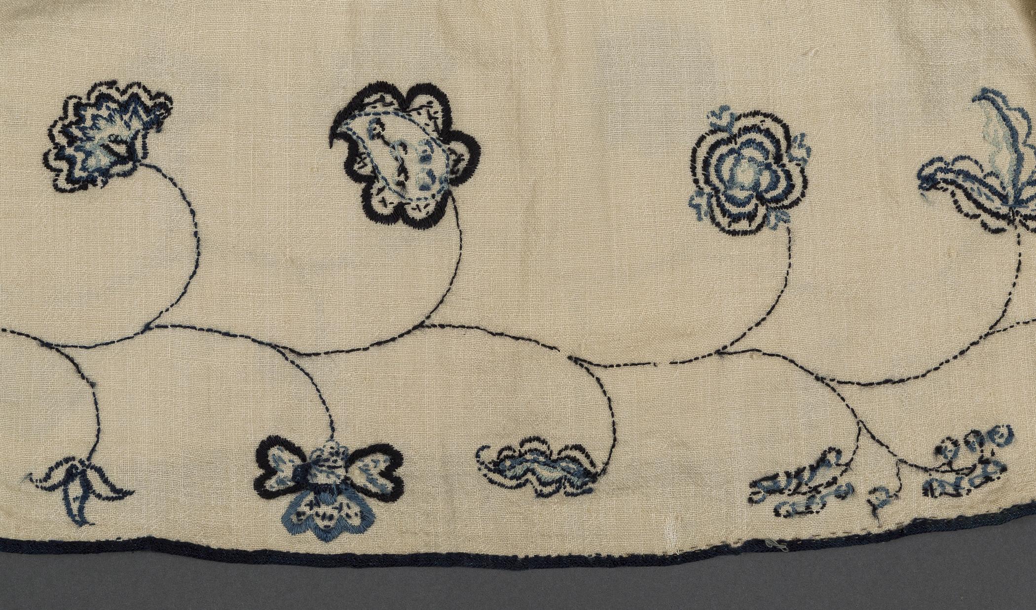 1965.0751 Petticoat, reverse, detail 3