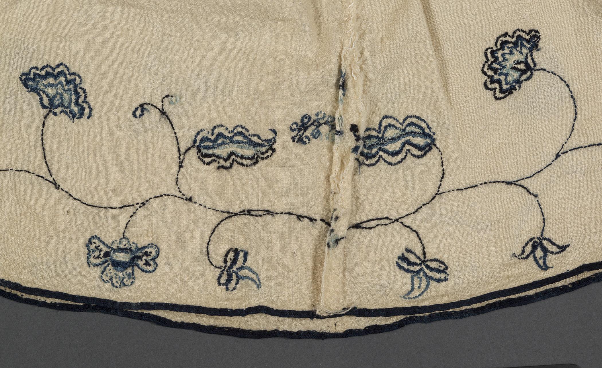 1965.0751 Petticoat, reverse, detail 6