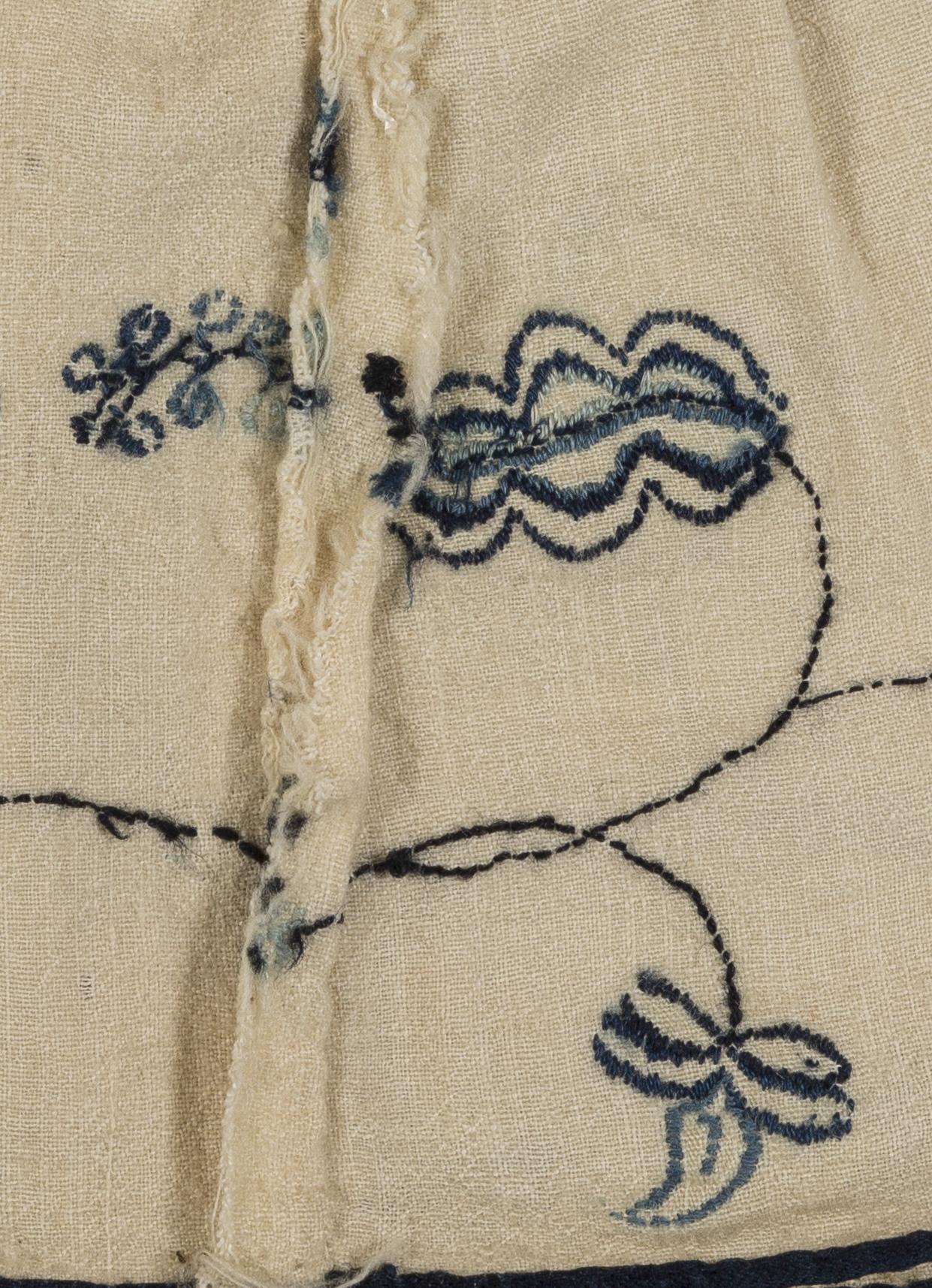 1965.0751 Petticoat, reverse, detail 7