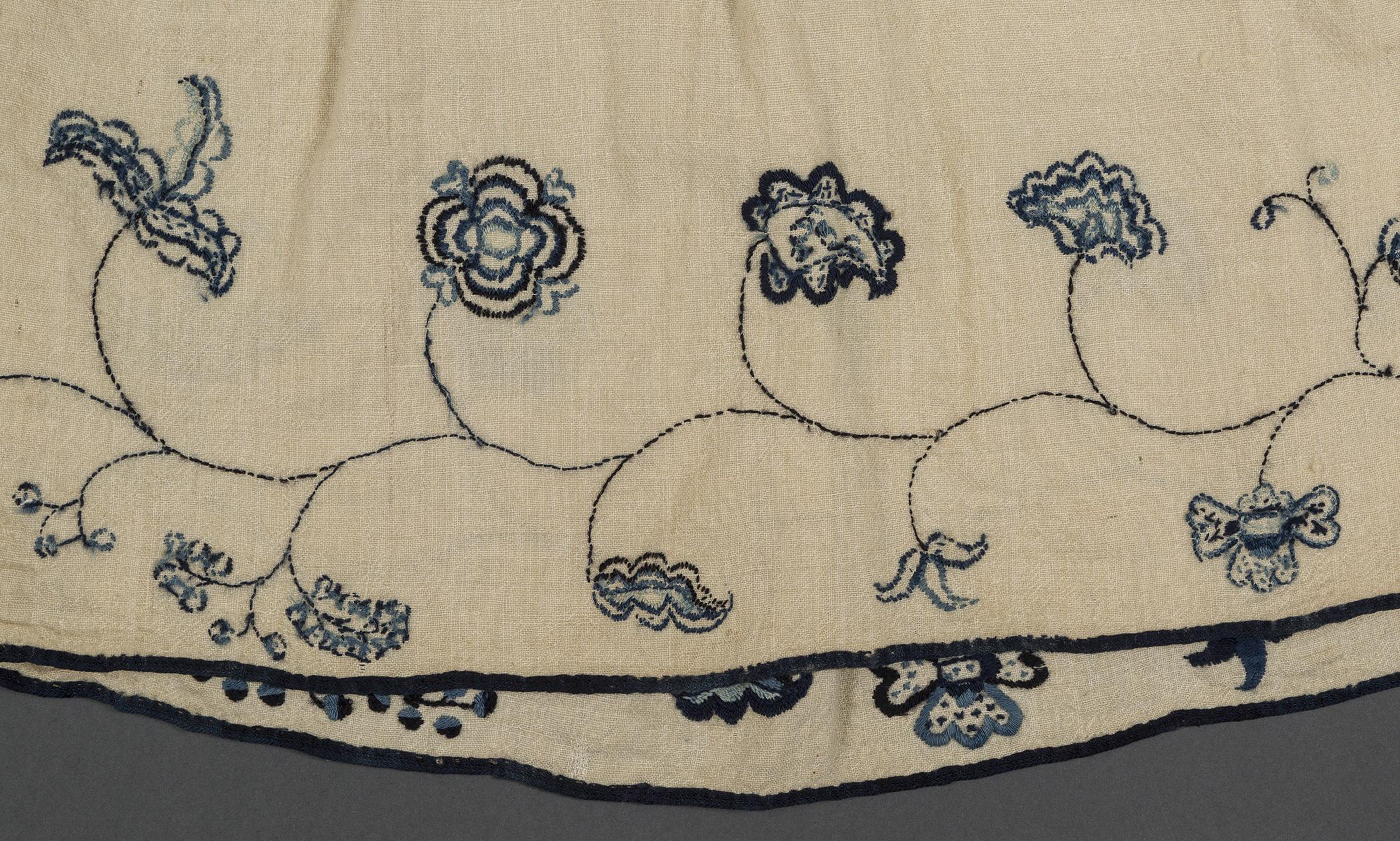 1965.0751 Petticoat, reverse, detail 1