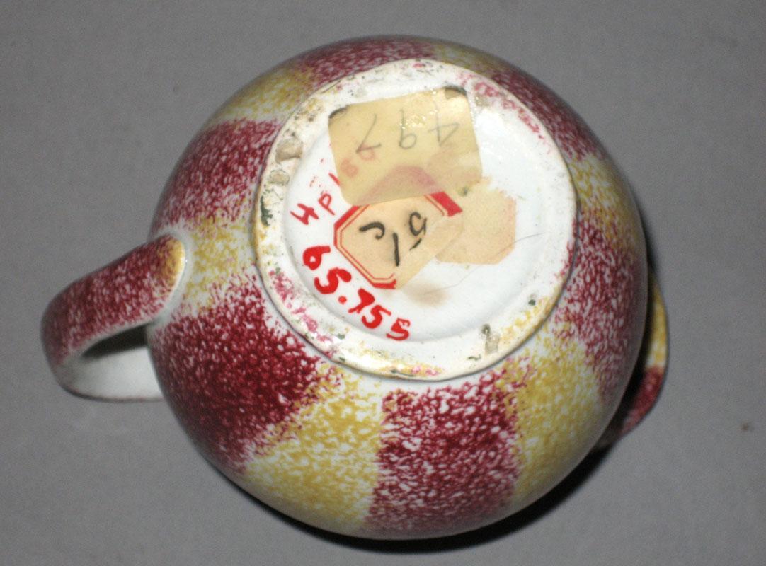 1965.0755 Cream or milk jug underside