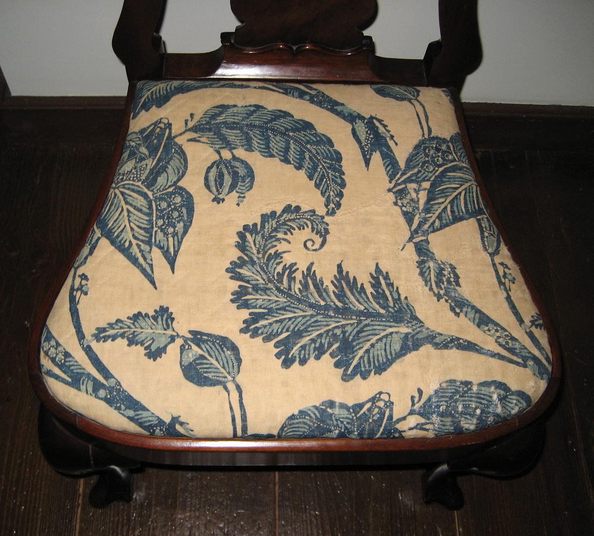 1952.0140 Chair, 1969.5461 Slip seat, detail 1