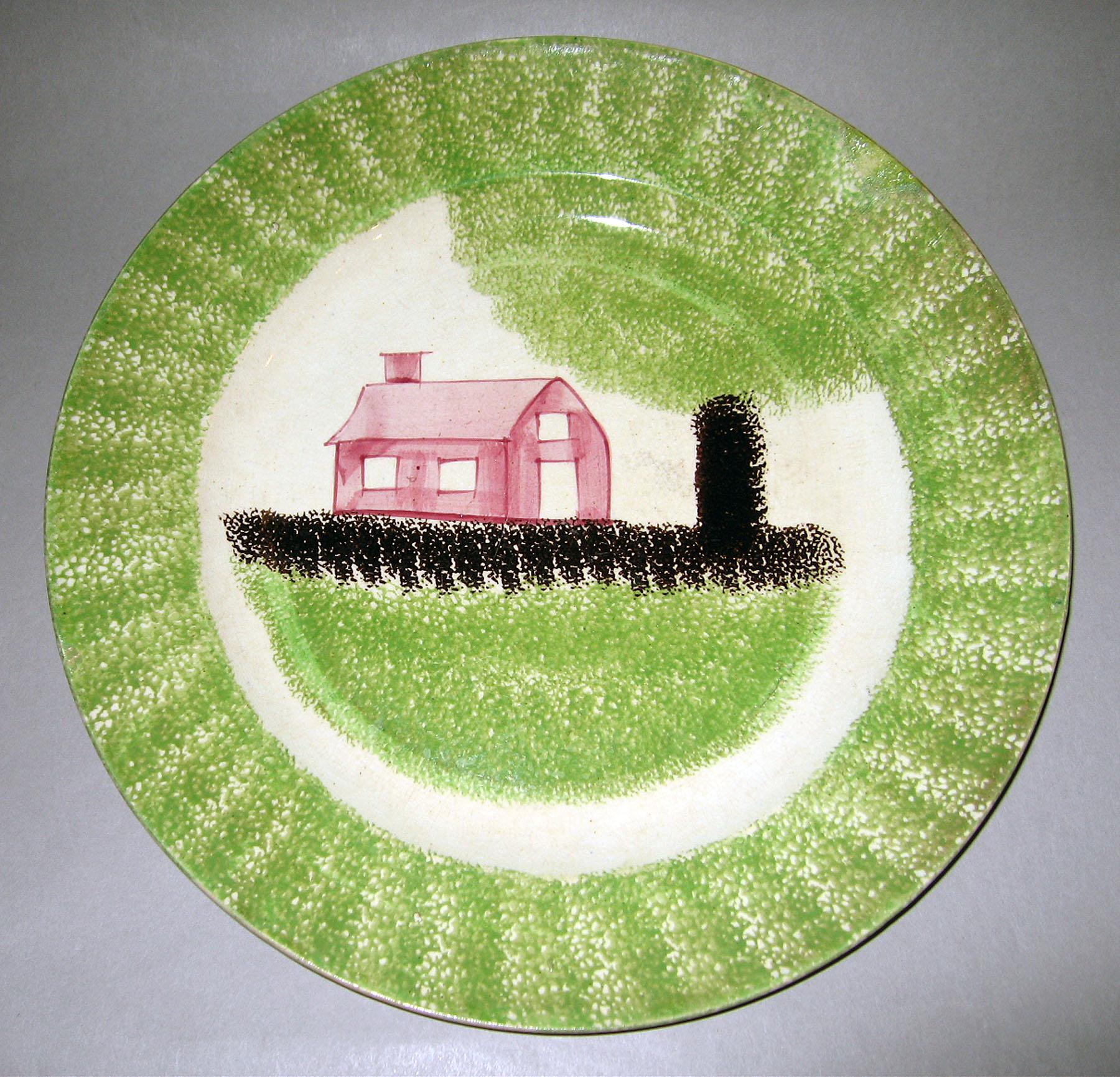 1965.0785.004 Spatterware plate