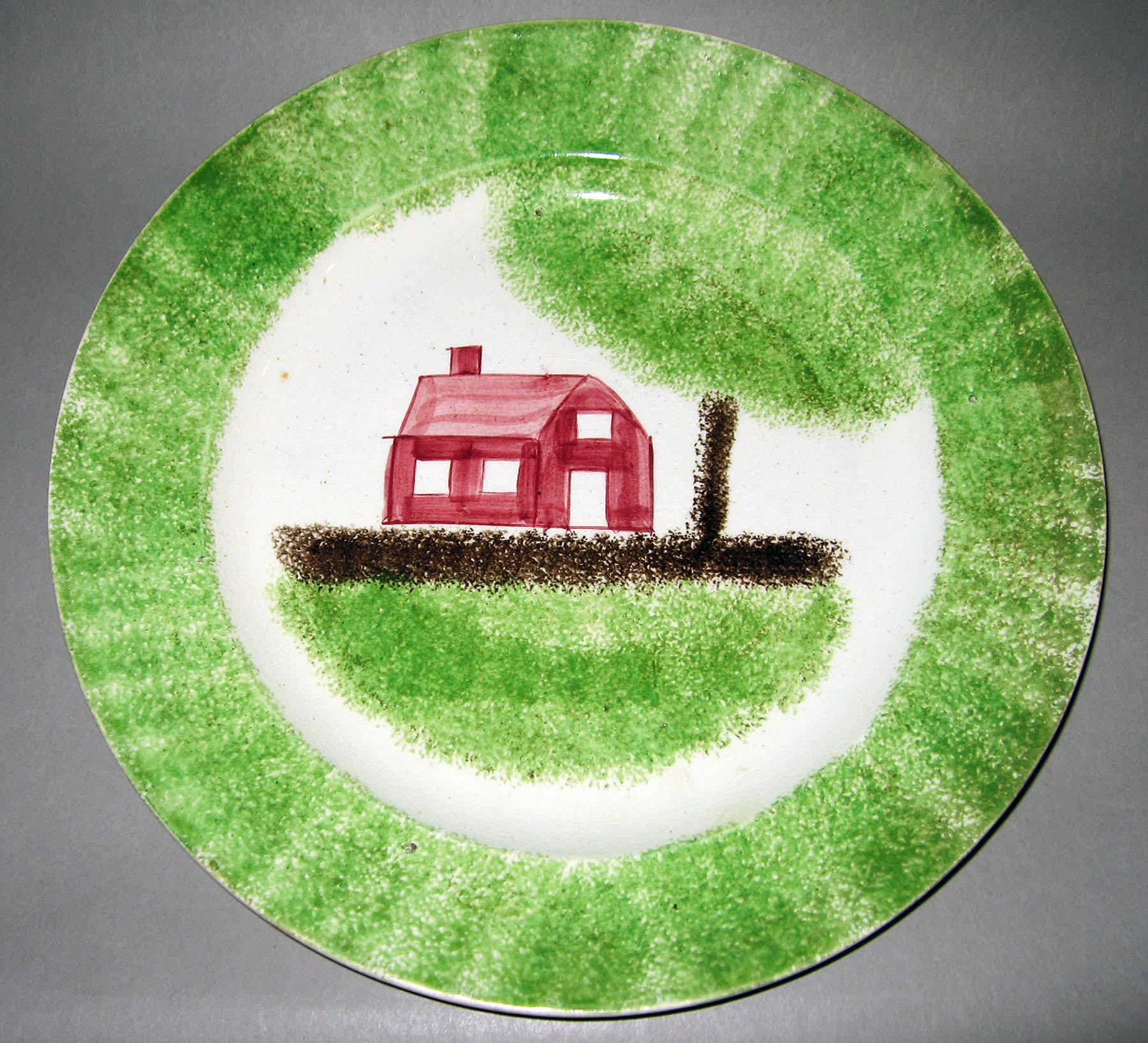 1965.0785.005 Spatterware plate