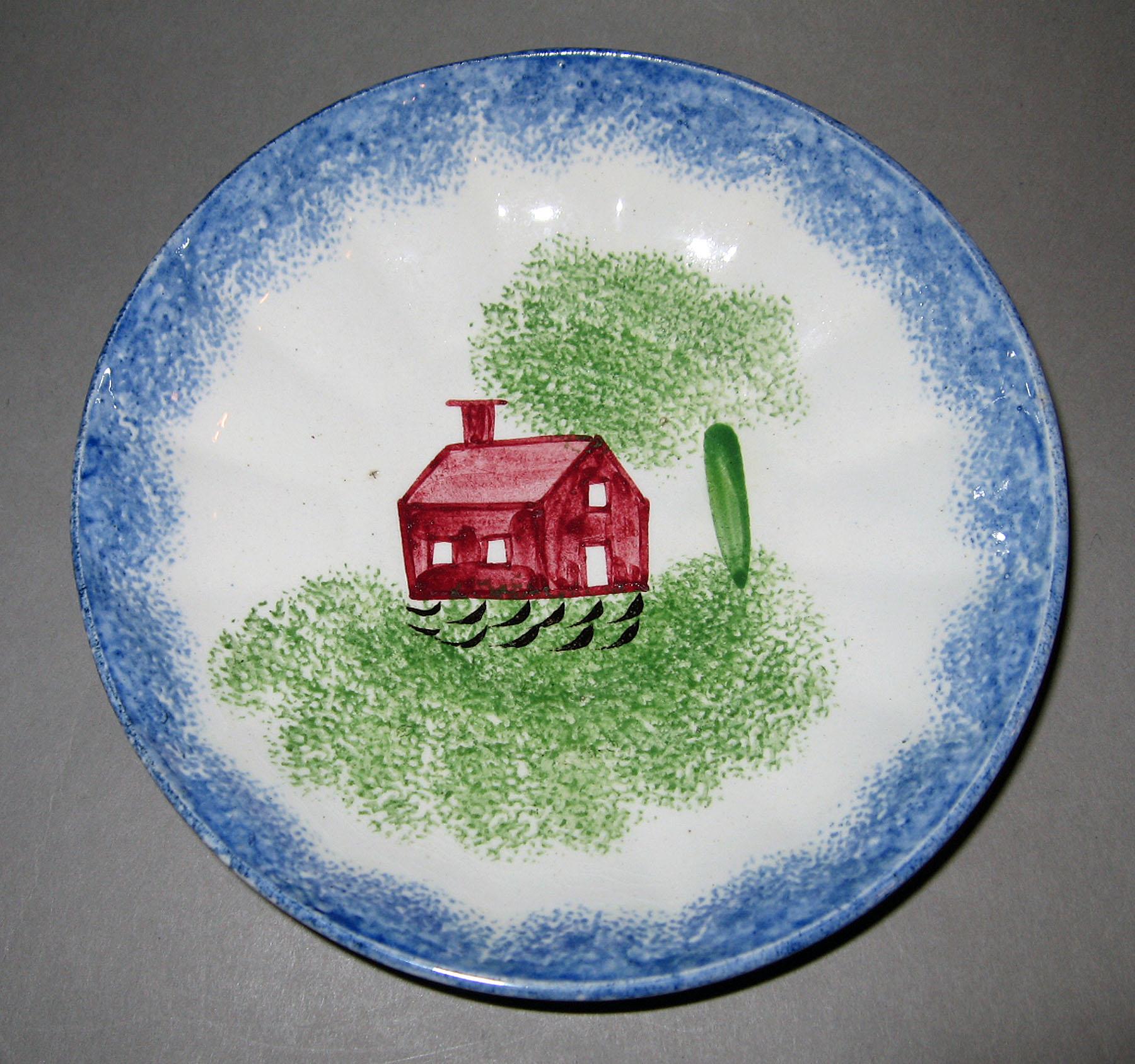 1965.0788 Spatterware saucer