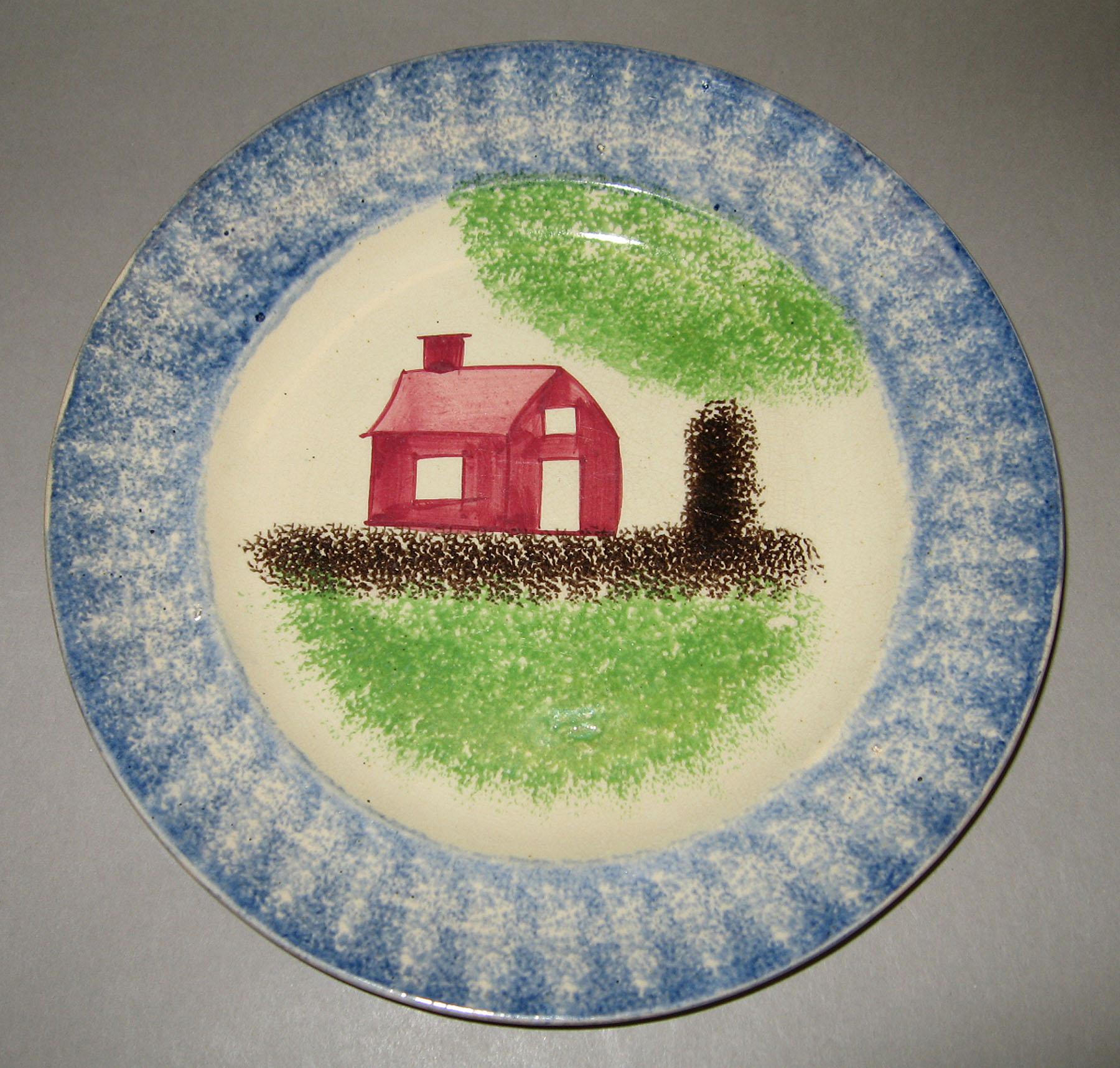 1965.0793.002 Spatterware plate