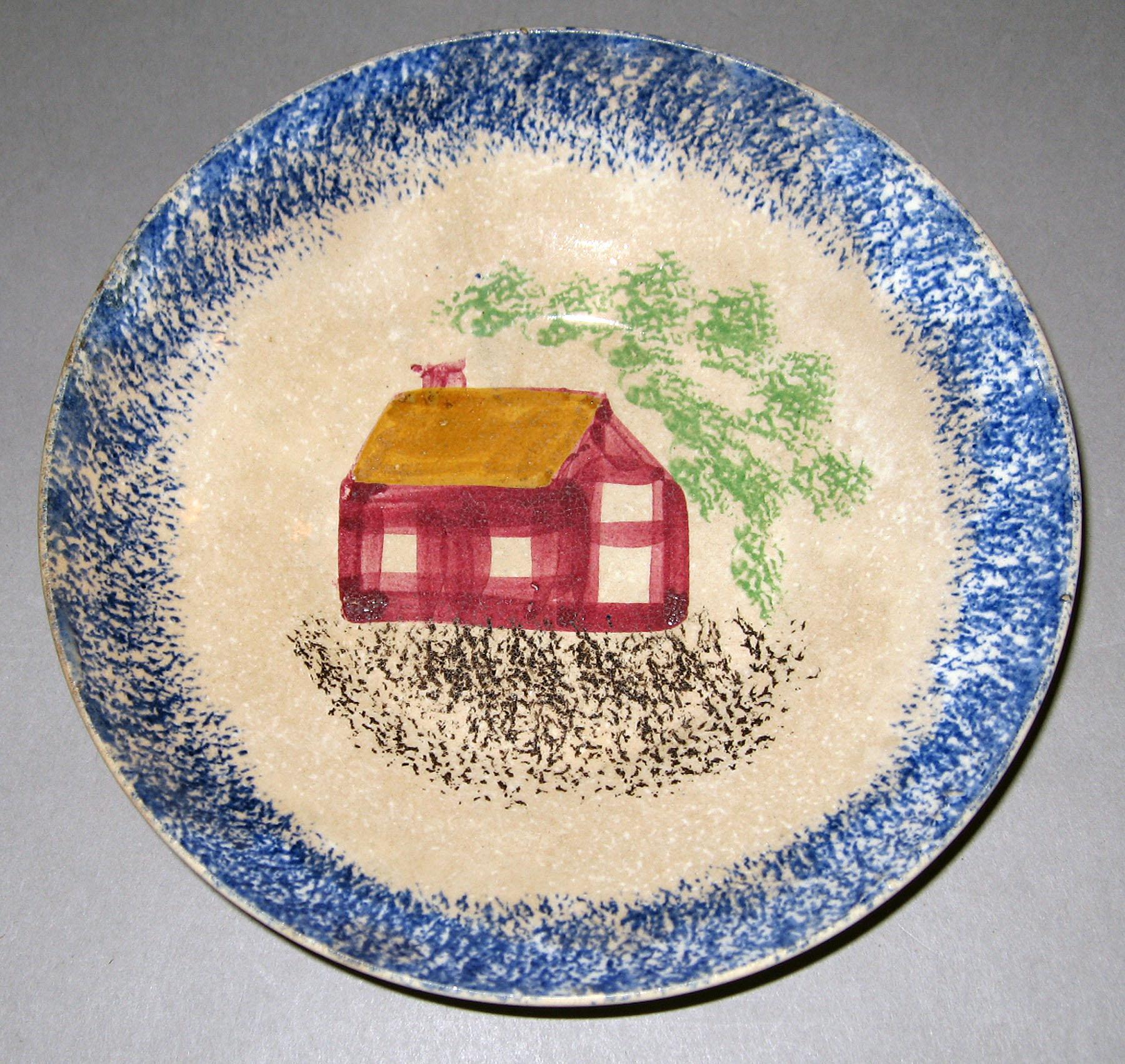 1965.0796.003 Spatterware saucer