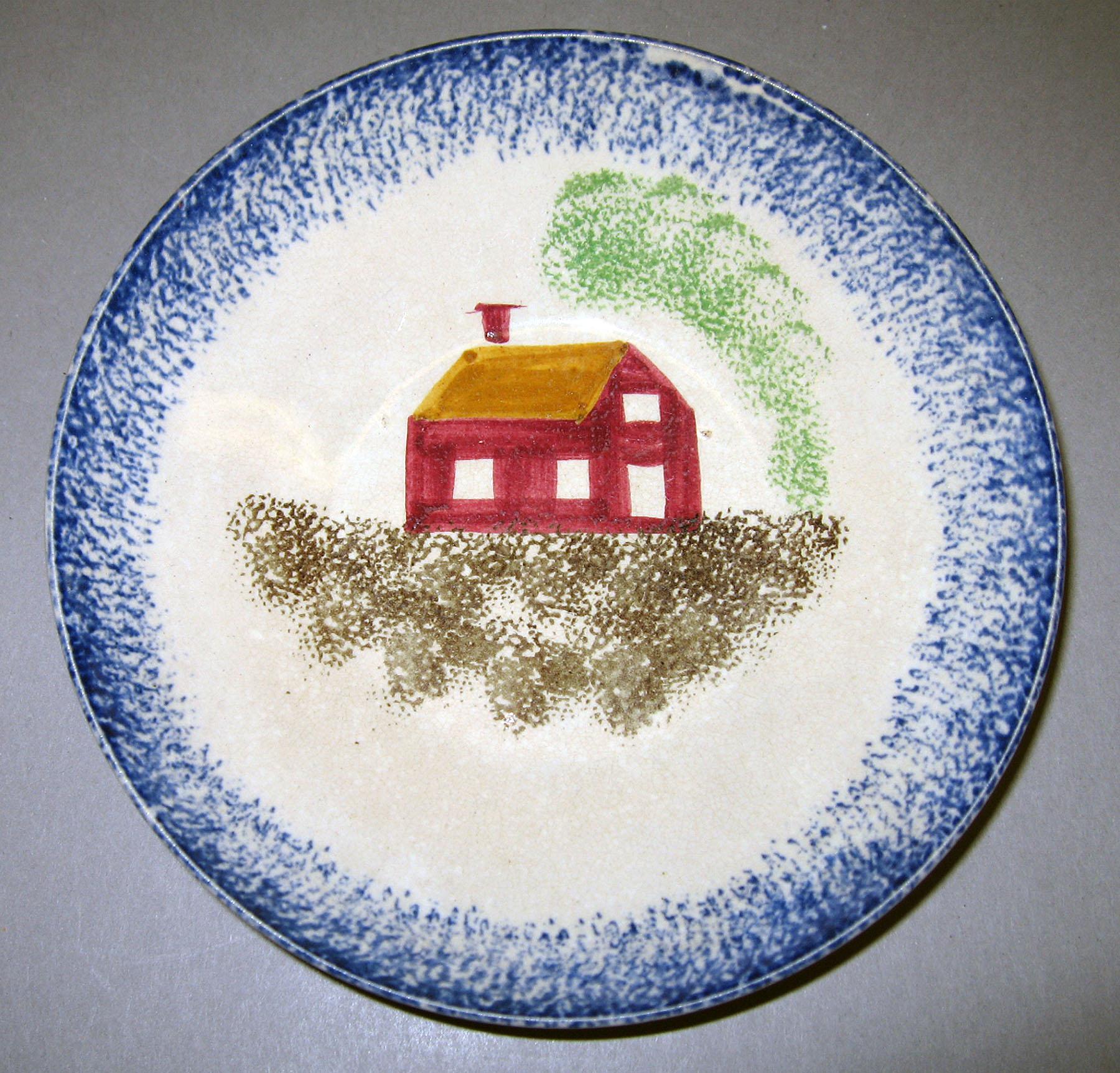 1965.0796.004 Spatterware saucer