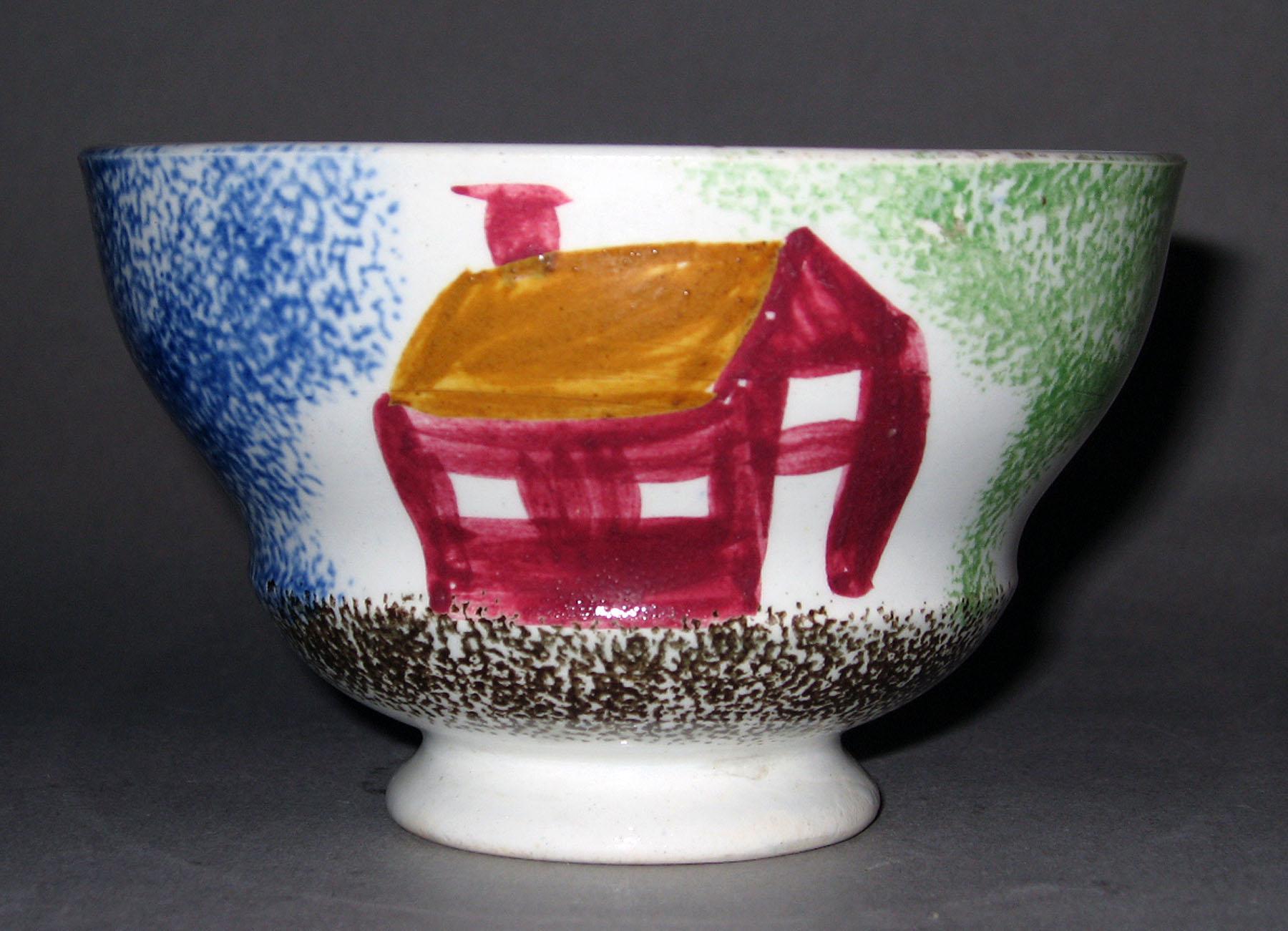 1965.0798.002 Spatterware teabowl