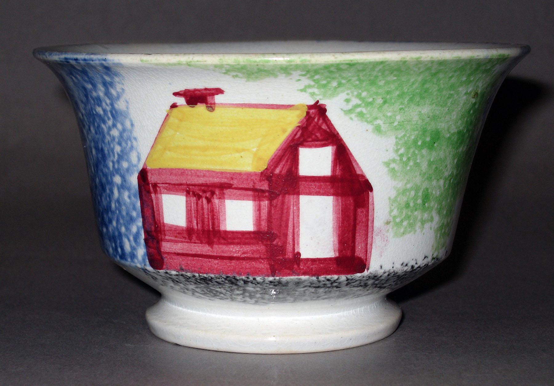 1965.0800.002 Spatterware teabowl