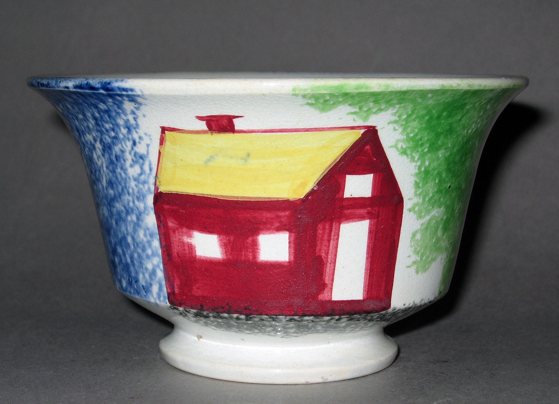 1965.0800.005 Spatterware teabowl