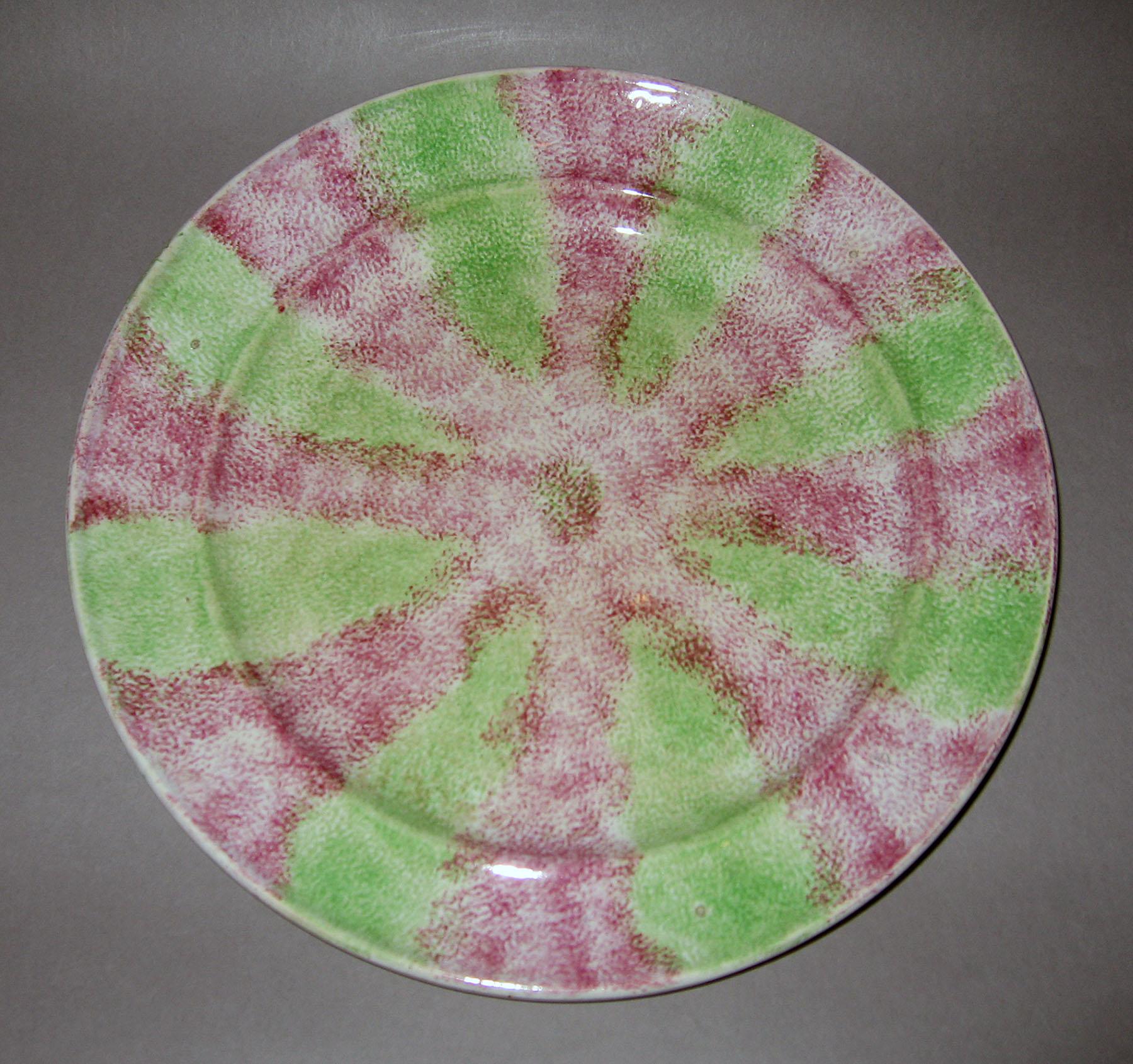 1965.0801.002 Spatterware plate