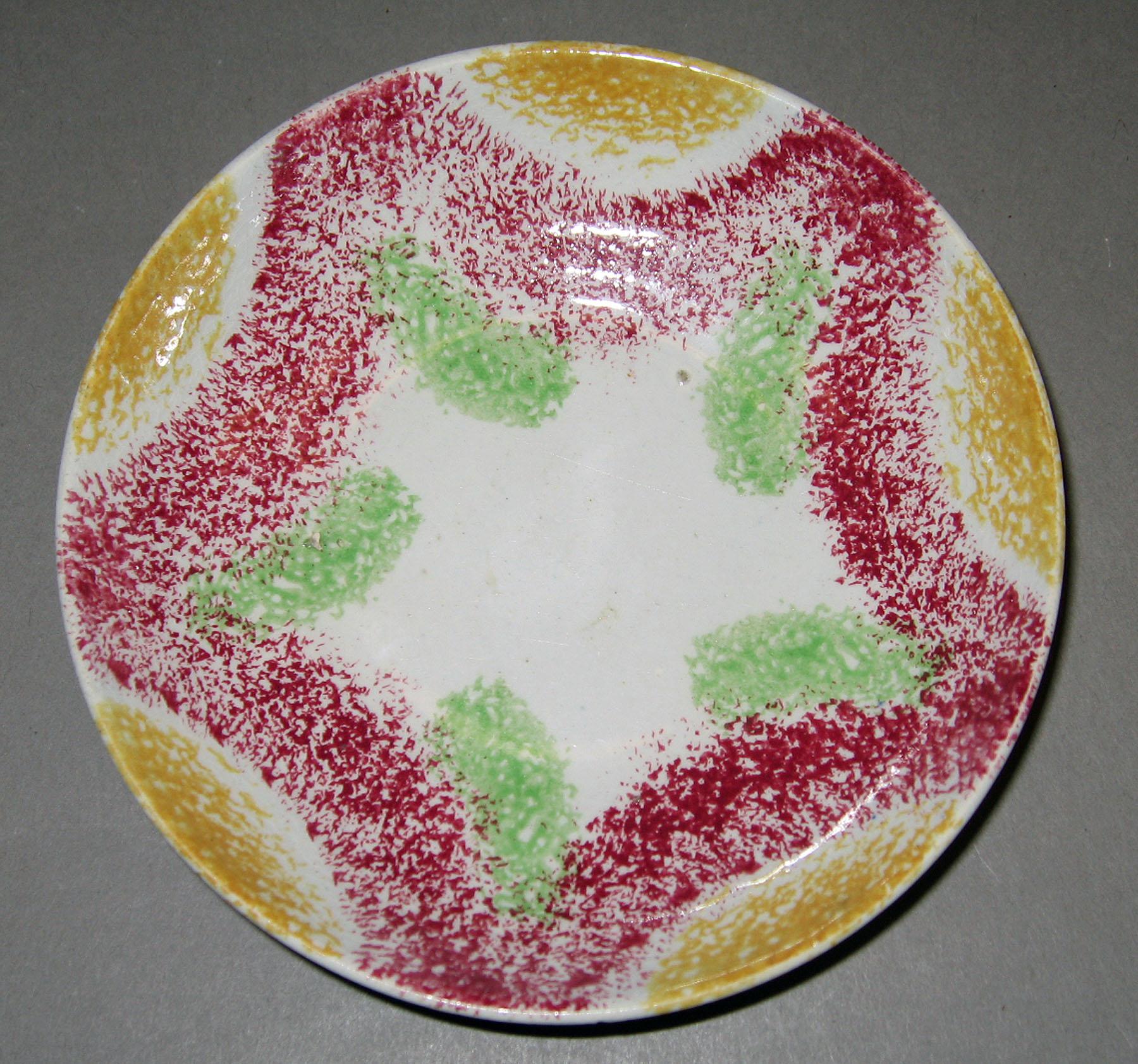 1965.0817.002 Spatterware saucer