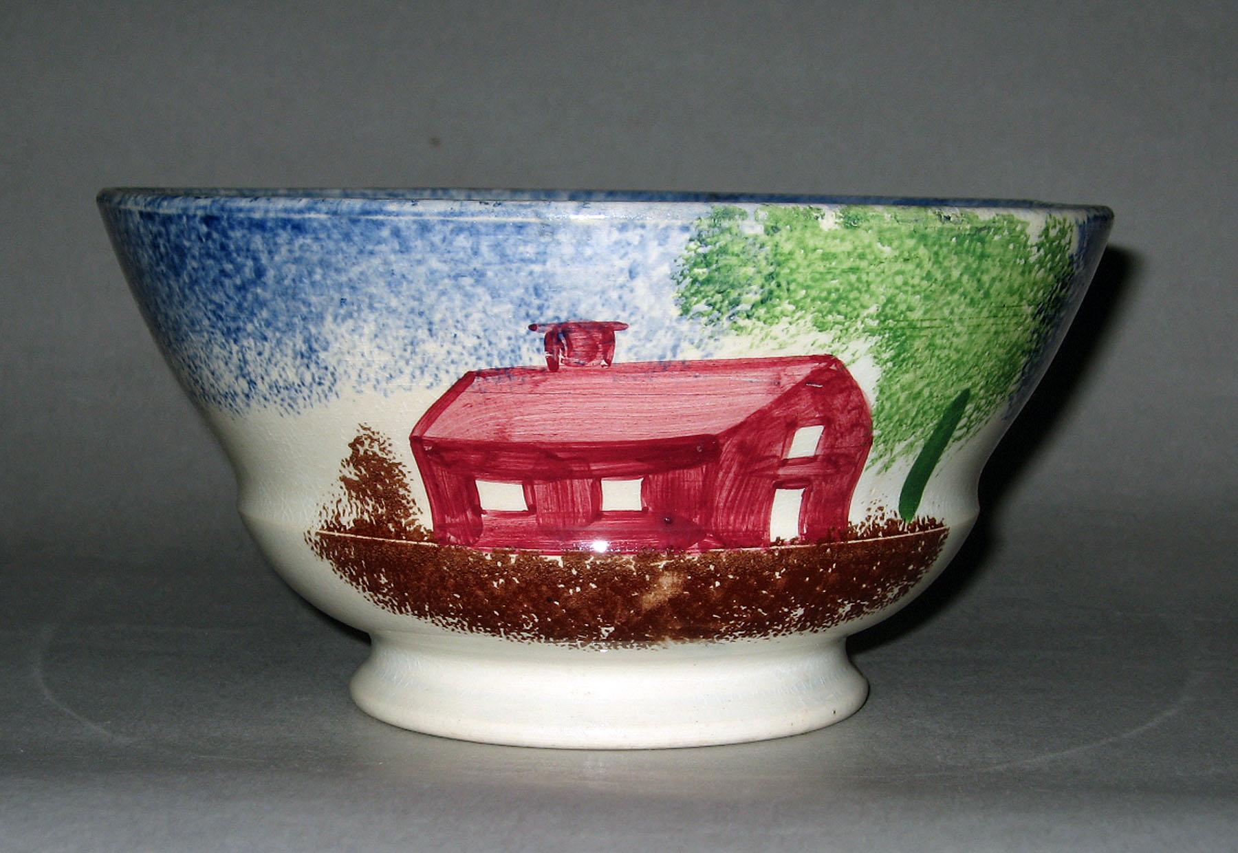 1965.0826.002 Spatterware bowl
