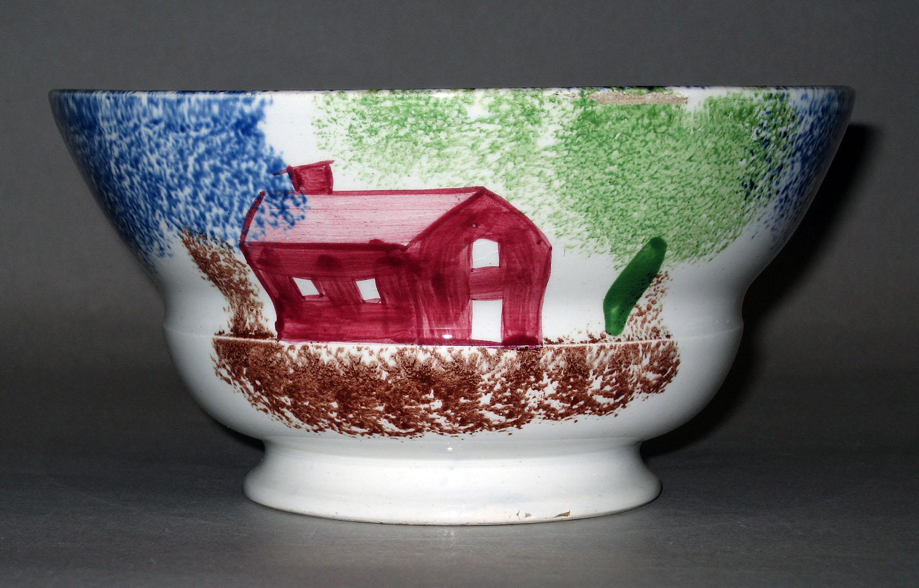 1965.0826.003 Spatterware bowl
