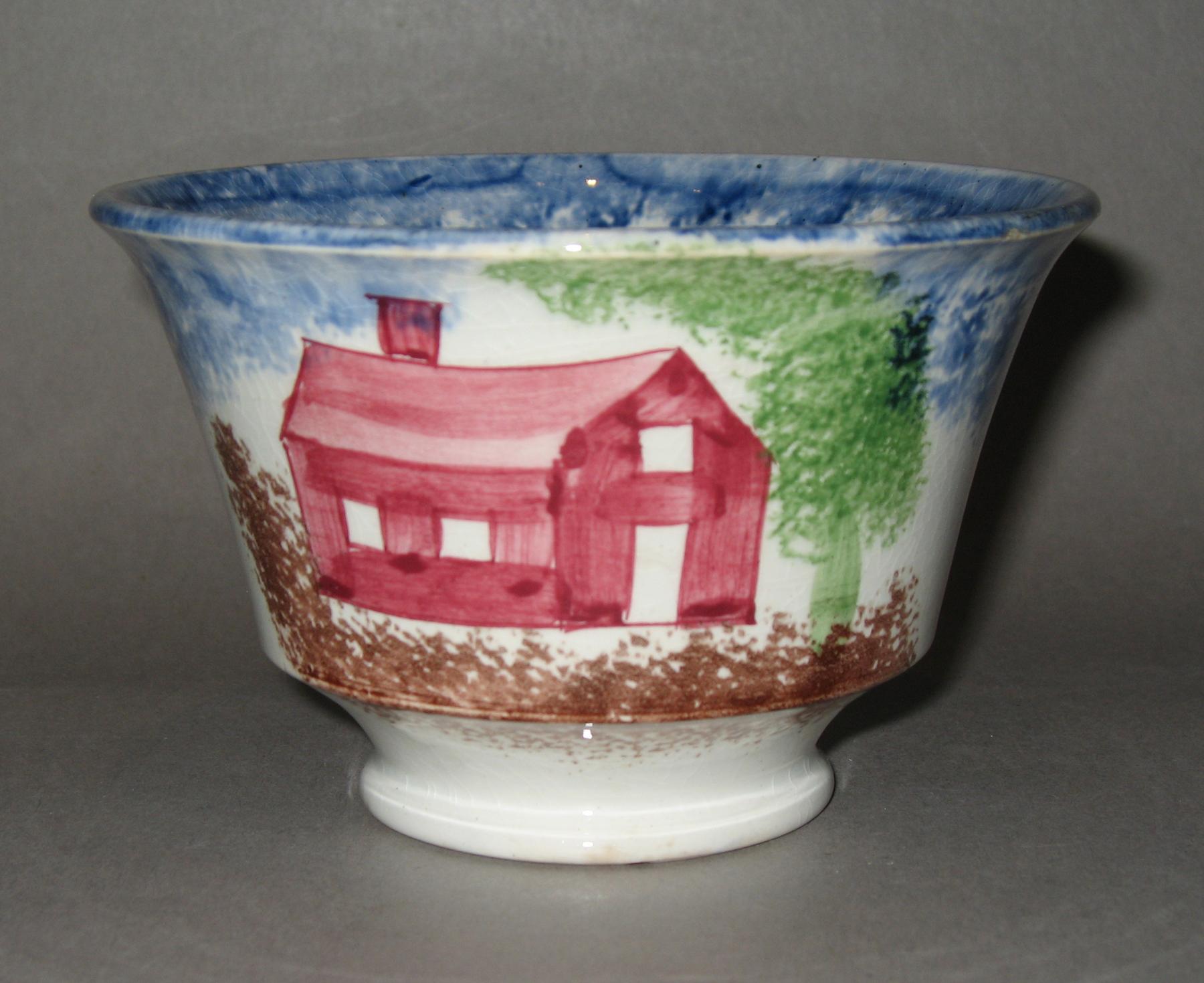 1965.0827 Spatterware teabowl