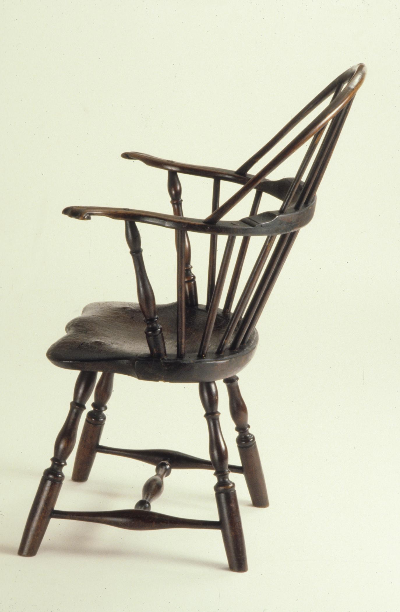 1965.0836 Chair, Windsor armchair, View 2