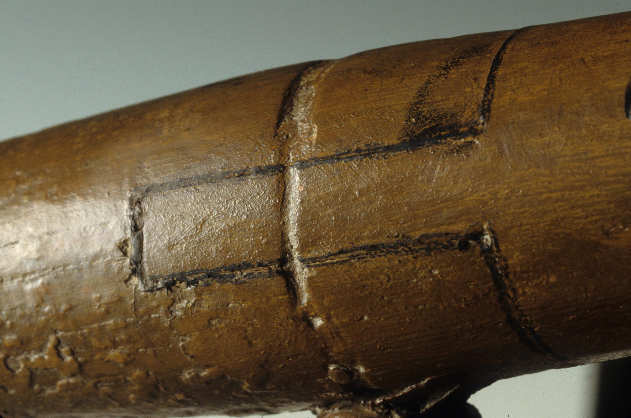 1965.0837 Chair, Windsor armchair, Detail 1