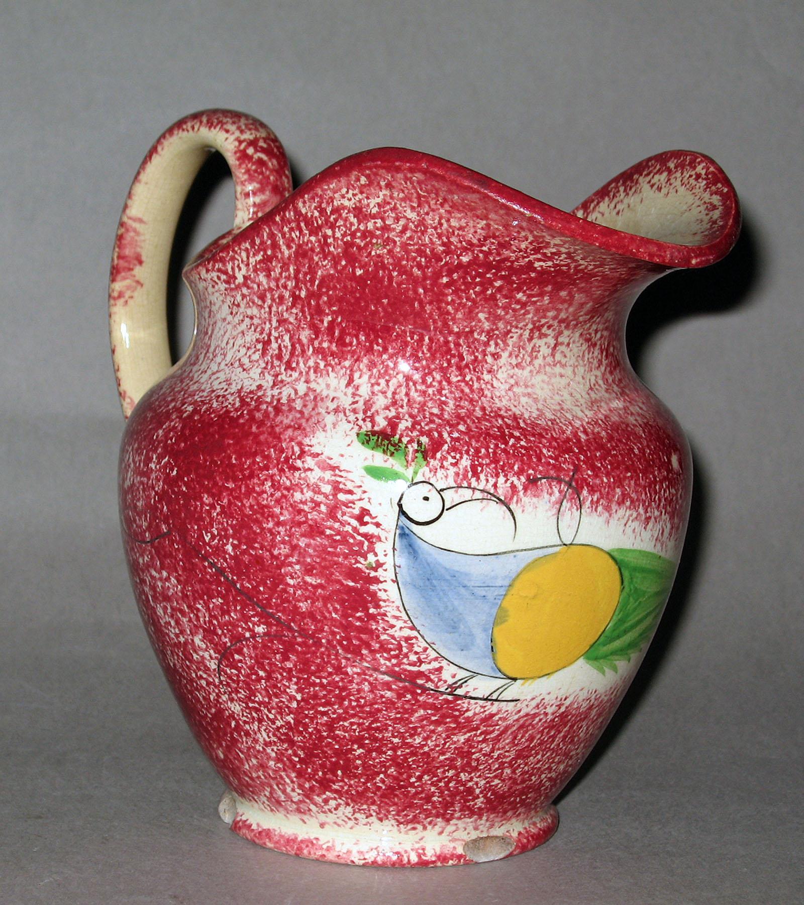 1965.0844 Spatterware jug