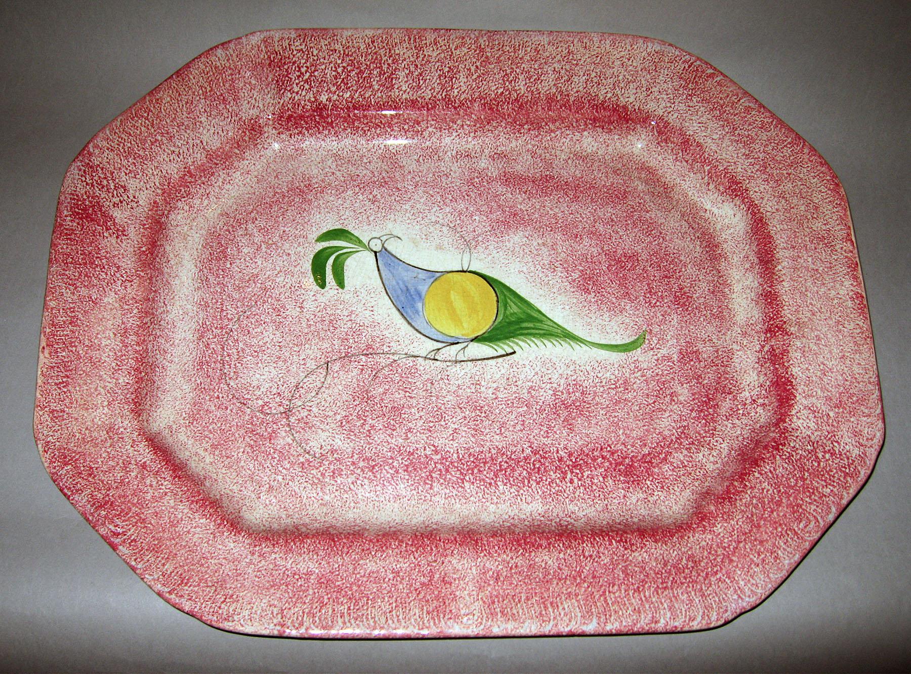 1965.0847.002 Spatterware dish